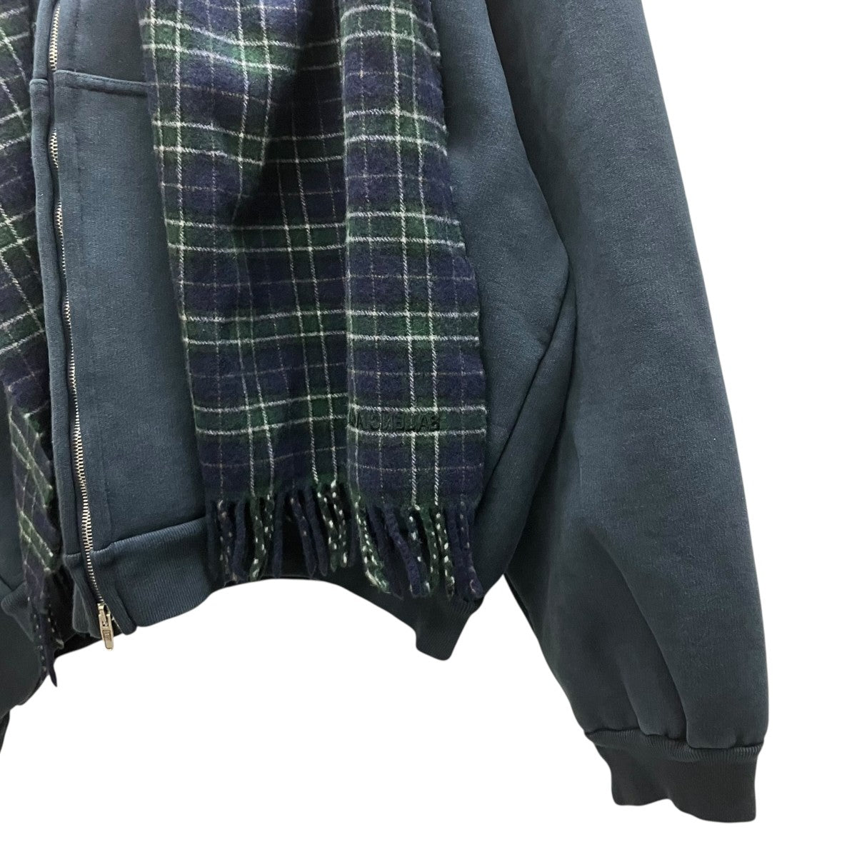 BALENCIAGA Scarf Zip-Up Hoodie マフラードッキングジップパーカー 古着・中古-5枚目のアイテム画像