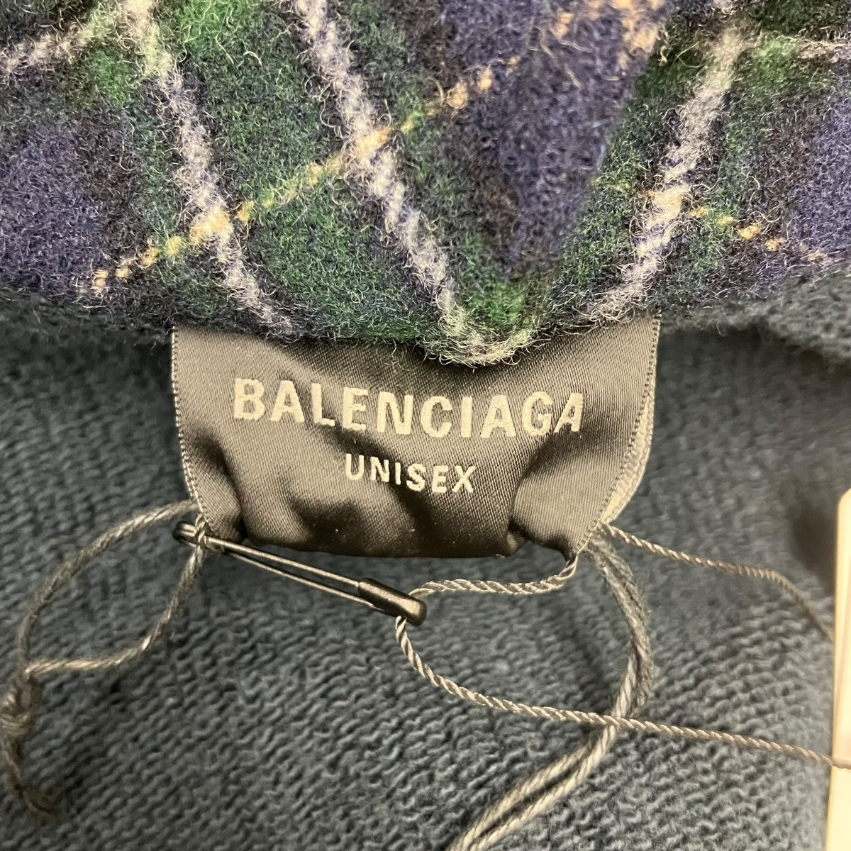 BALENCIAGA Scarf Zip-Up Hoodie マフラードッキングジップパーカー 古着・中古-7枚目のアイテム画像