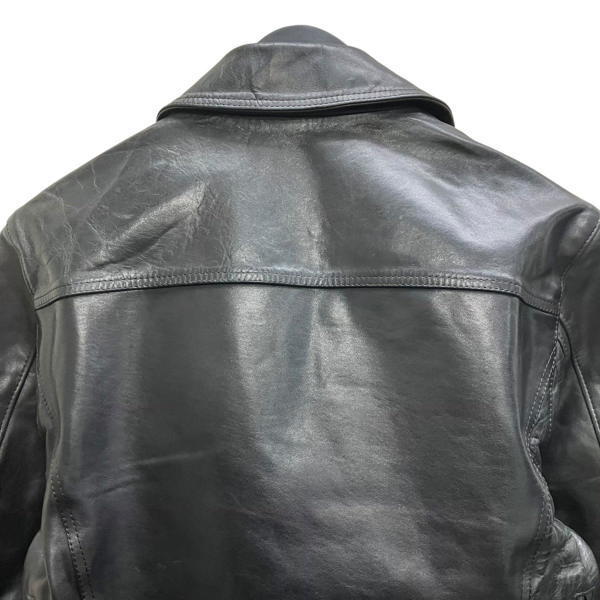 Yohji Yamamoto pour homme×BACKLASH レザージャケット 古着・中古-4枚目のアイテム画像