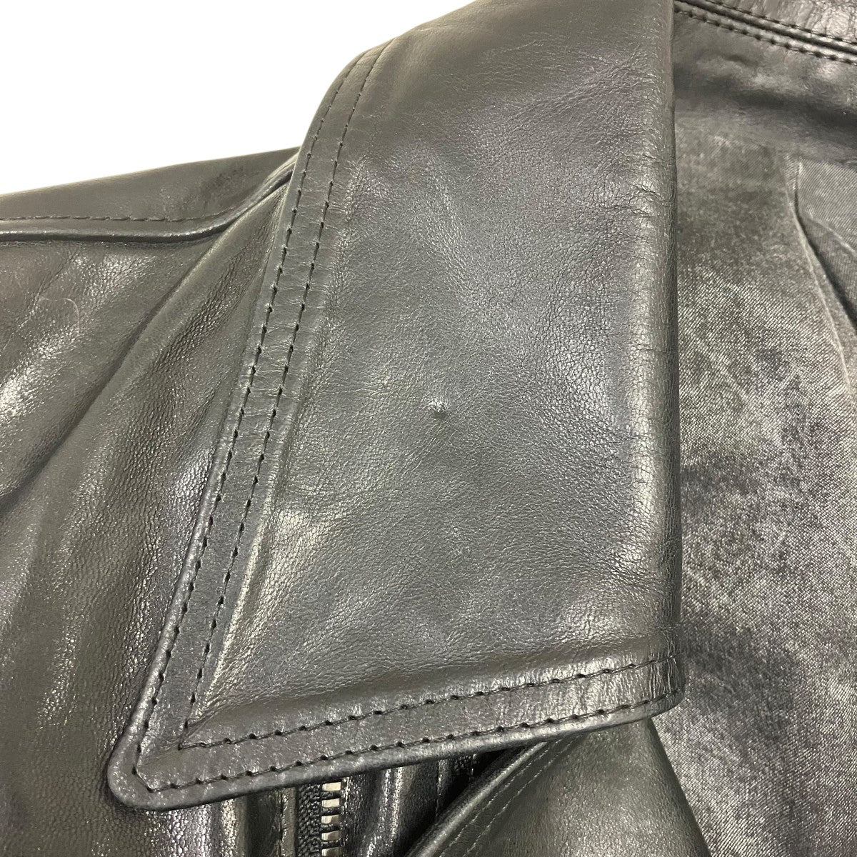 Yohji Yamamoto pour homme×BACKLASH レザージャケット 古着・中古-8枚目のアイテム画像