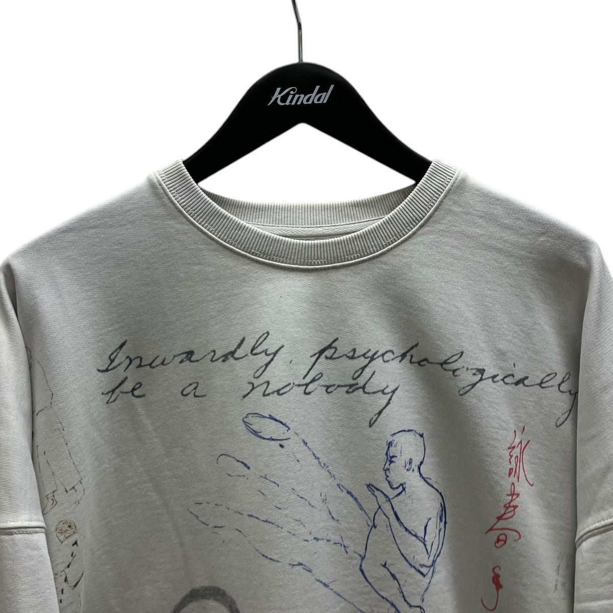 D-R-G-N- MEDITATIONS OVERSIZED CREWクルーネックスウェット1212-3-000026 古着・中古-2枚目のアイテム画像