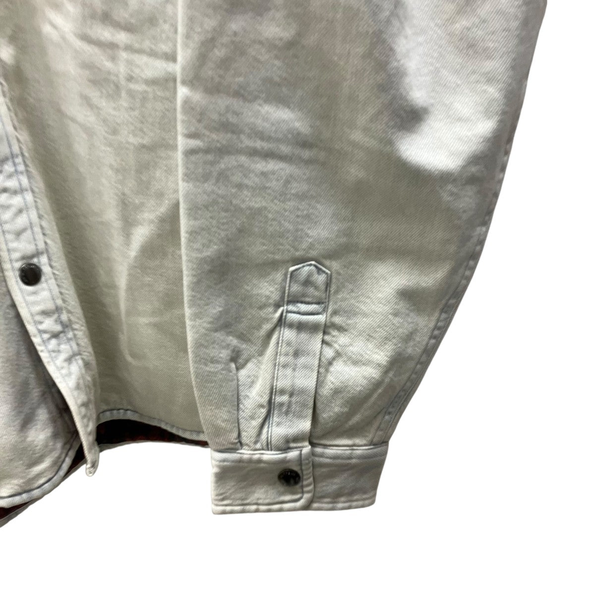 Supreme 25FW Quilted Lined Denim Snap Shirtシャツジャケット 古着・中古-4枚目のアイテム画像