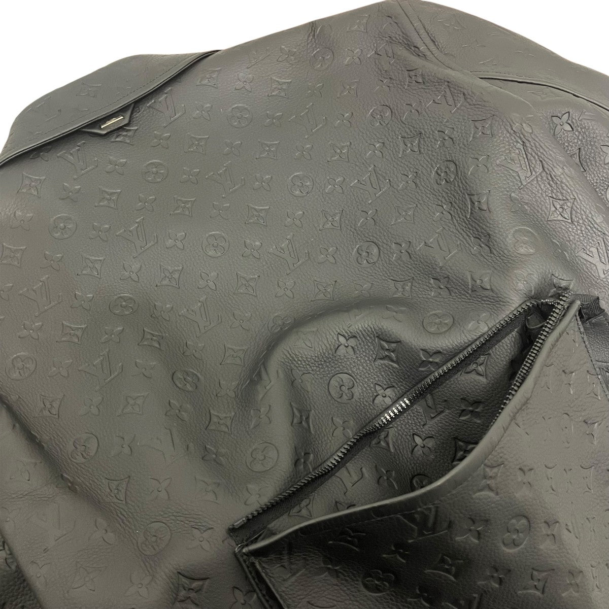 LOUIS VUITTON Monogram Embossed Utility Jacketモノグラムエンボスユーティリティレザー ジャケットHIL46EQXS 古着・中古-8枚目のアイテム画像