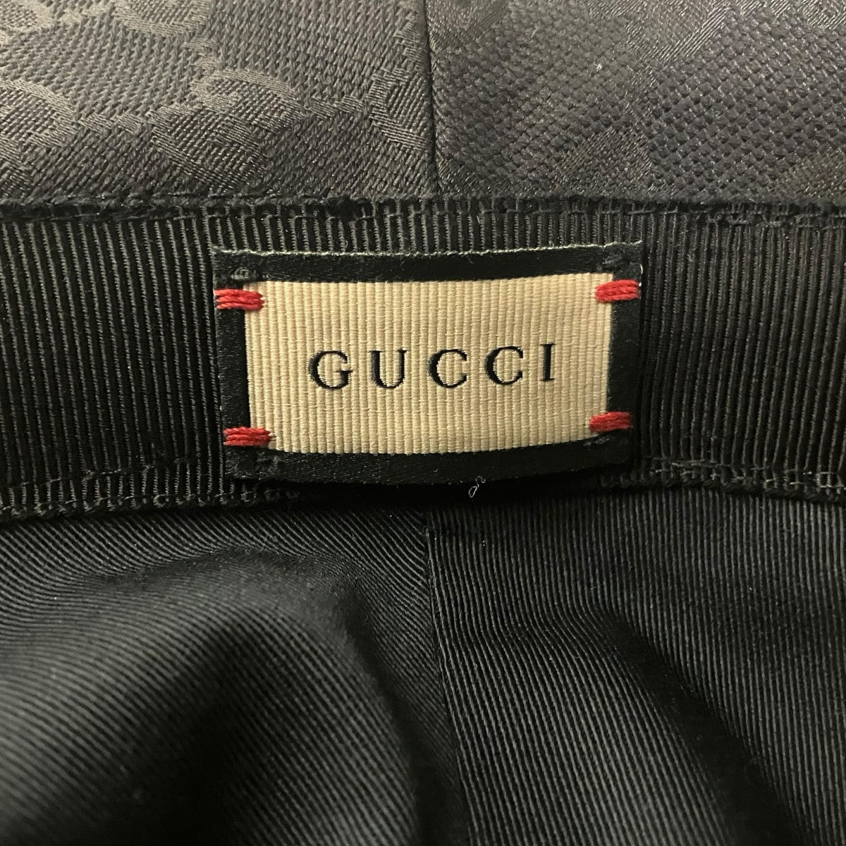 GUCCI GGキャンバス バケットハット 古着・中古-6枚目のアイテム画像
