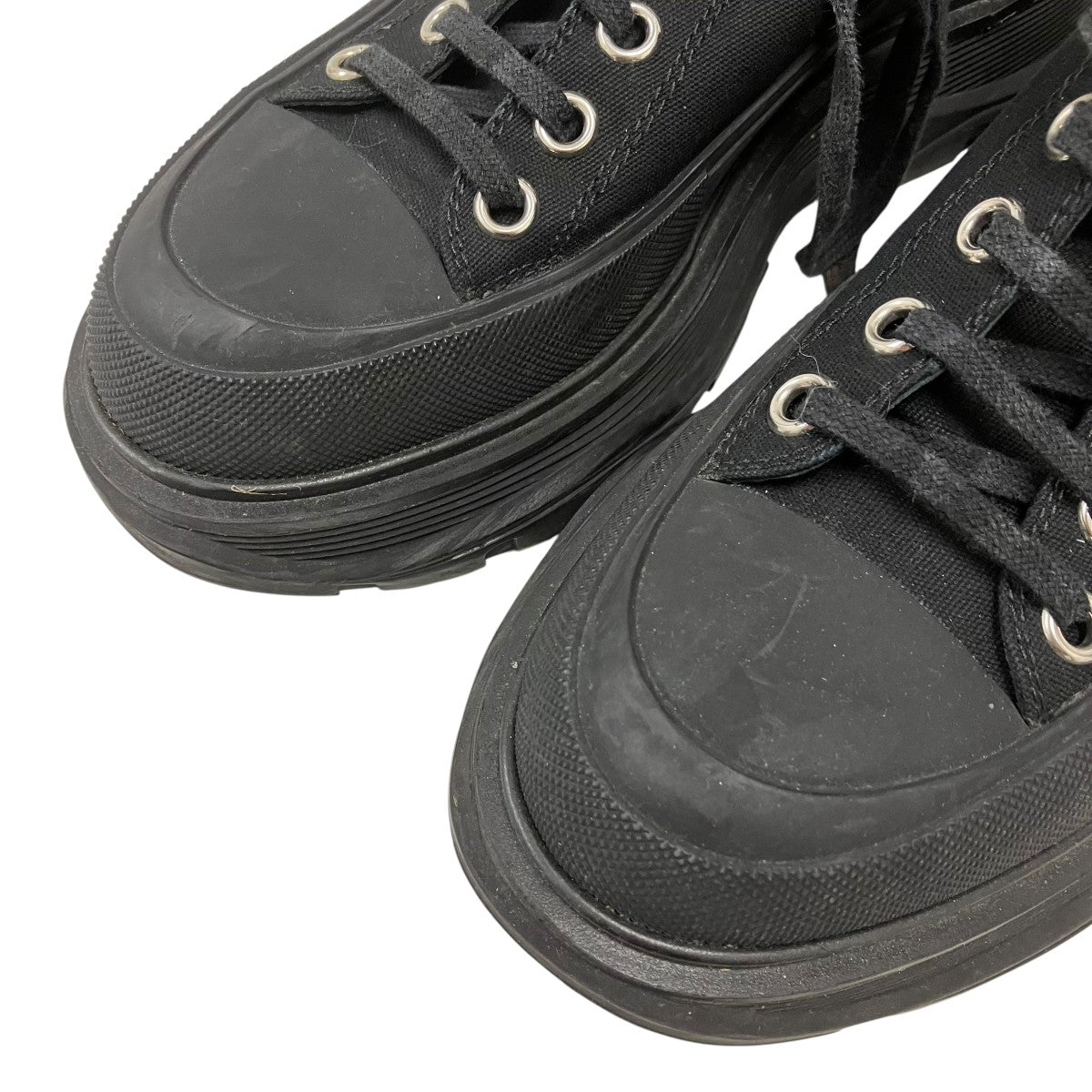 ALEXANDER McQUEEN キャンバスハイカットスニーカー 古着・中古-7枚目のアイテム画像