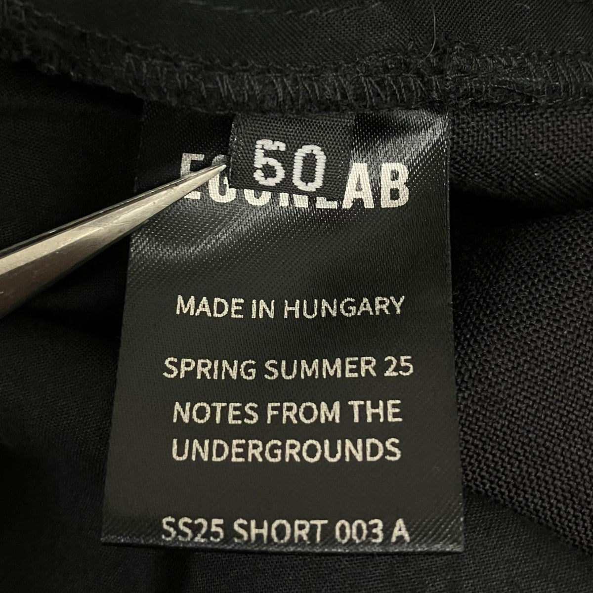 EGONLAB SS25 SHORT 003ショートパンツ 古着・中古-7枚目のアイテム画像