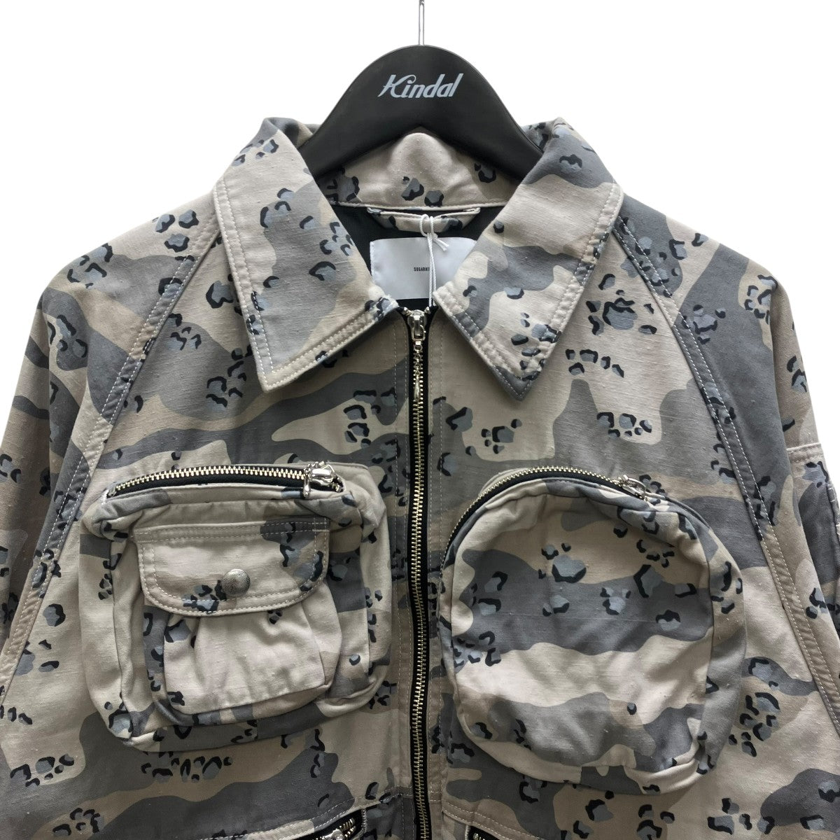 SUGARHILL 26SS CHOCOCHIP CAMO POCKET JACKET カモジャケット 古着・中古-2枚目のアイテム画像