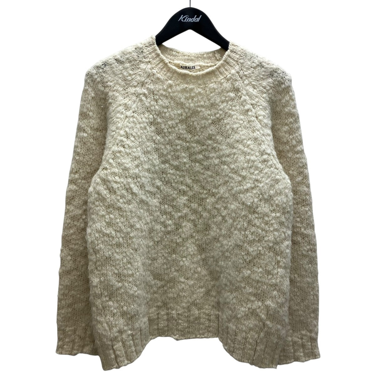 WOOL SLUB KNIT P O ウールニット