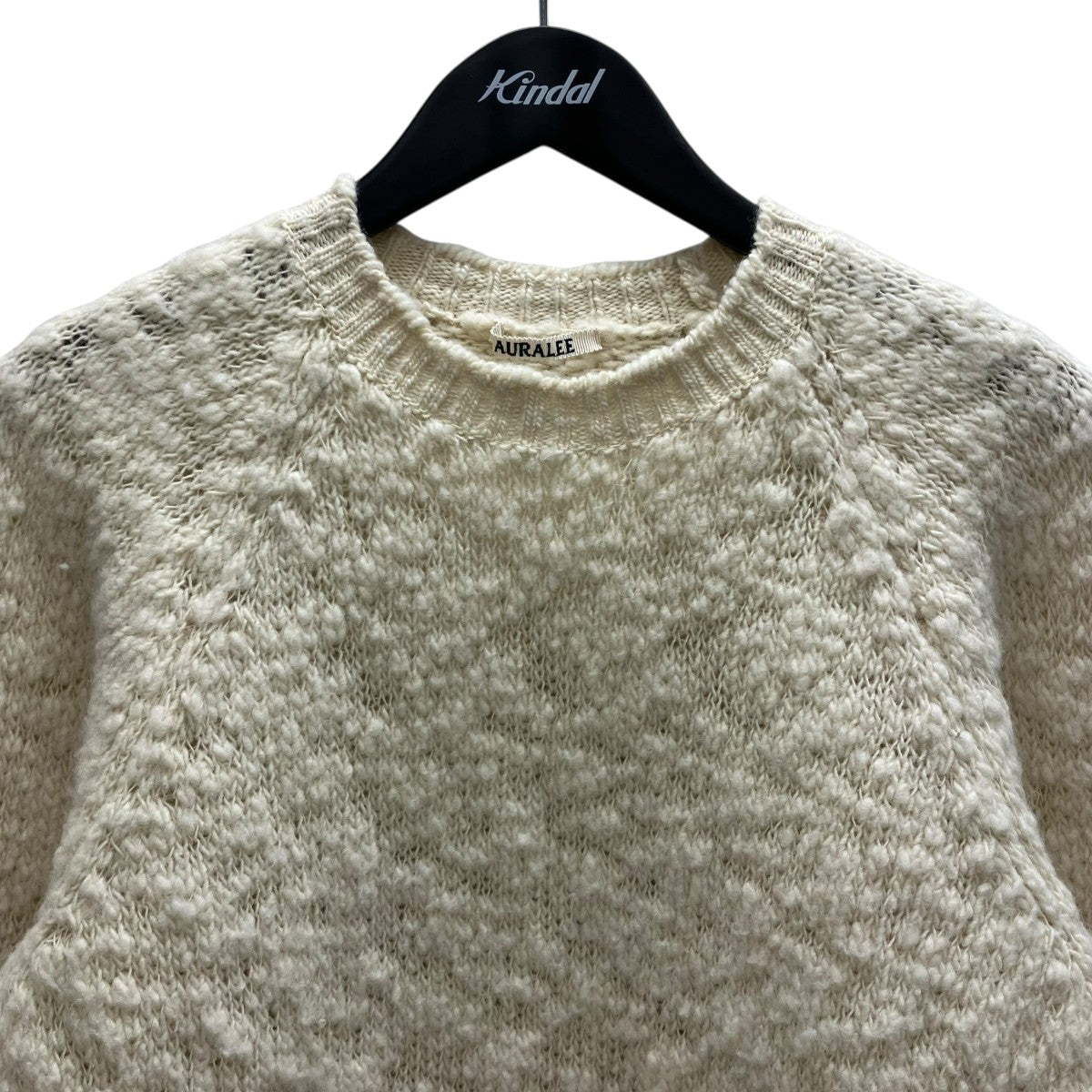 WOOL SLUB KNIT P O ウールニット
