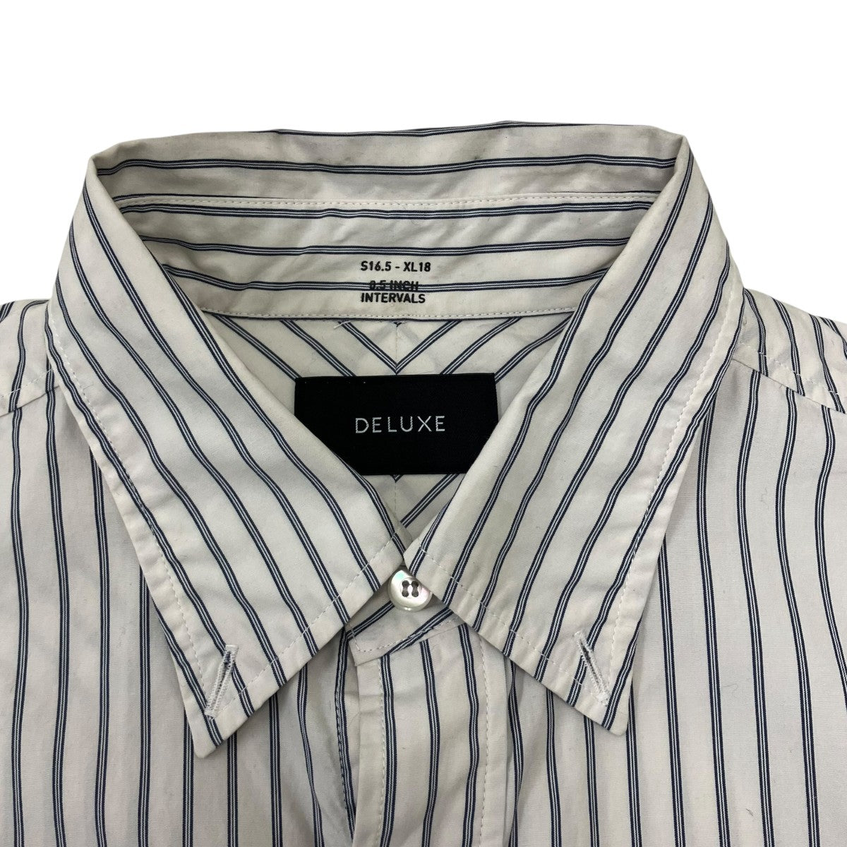 Deluxe ALLEN ストライプシャツ 古着・中古-5枚目のアイテム画像