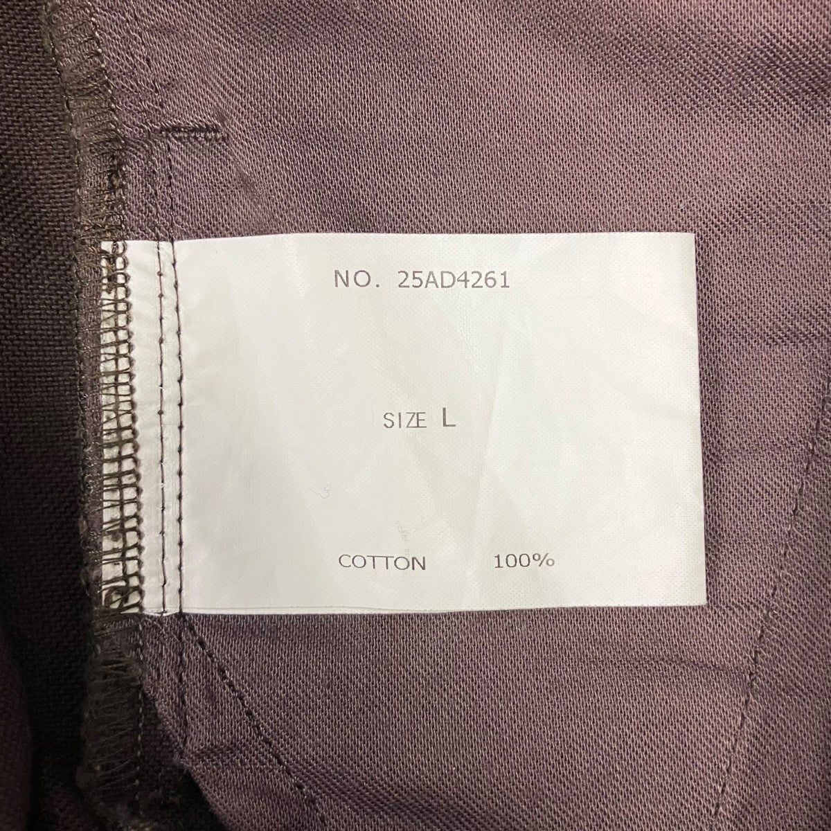 25AW DL-S チノパン