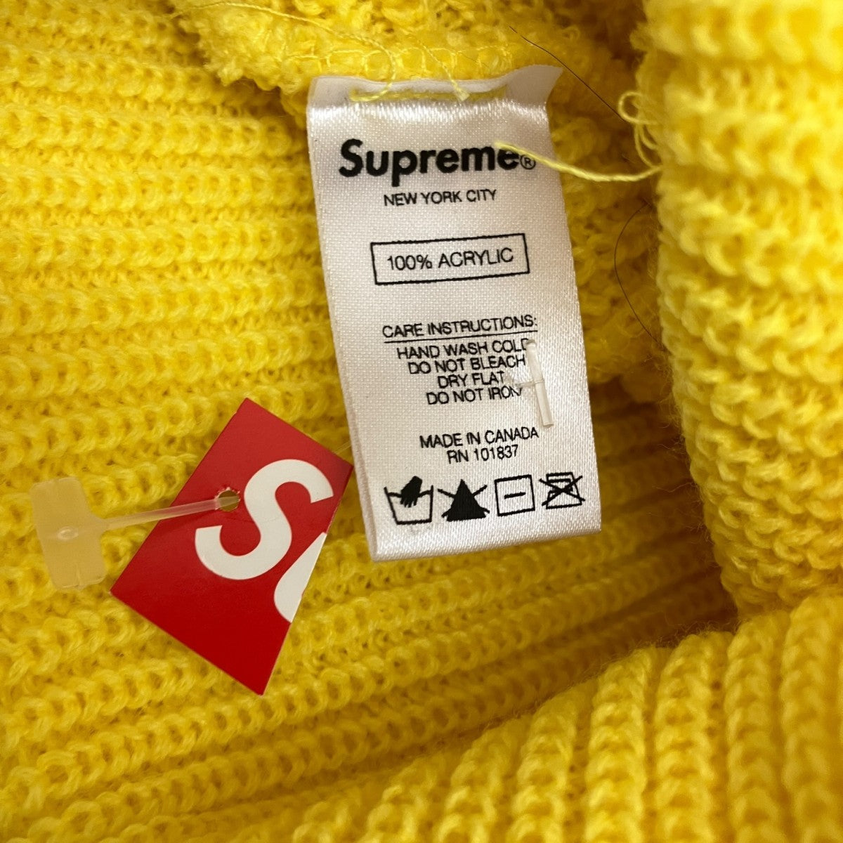 Loose Gauge Beanie 半タグ付きニット帽