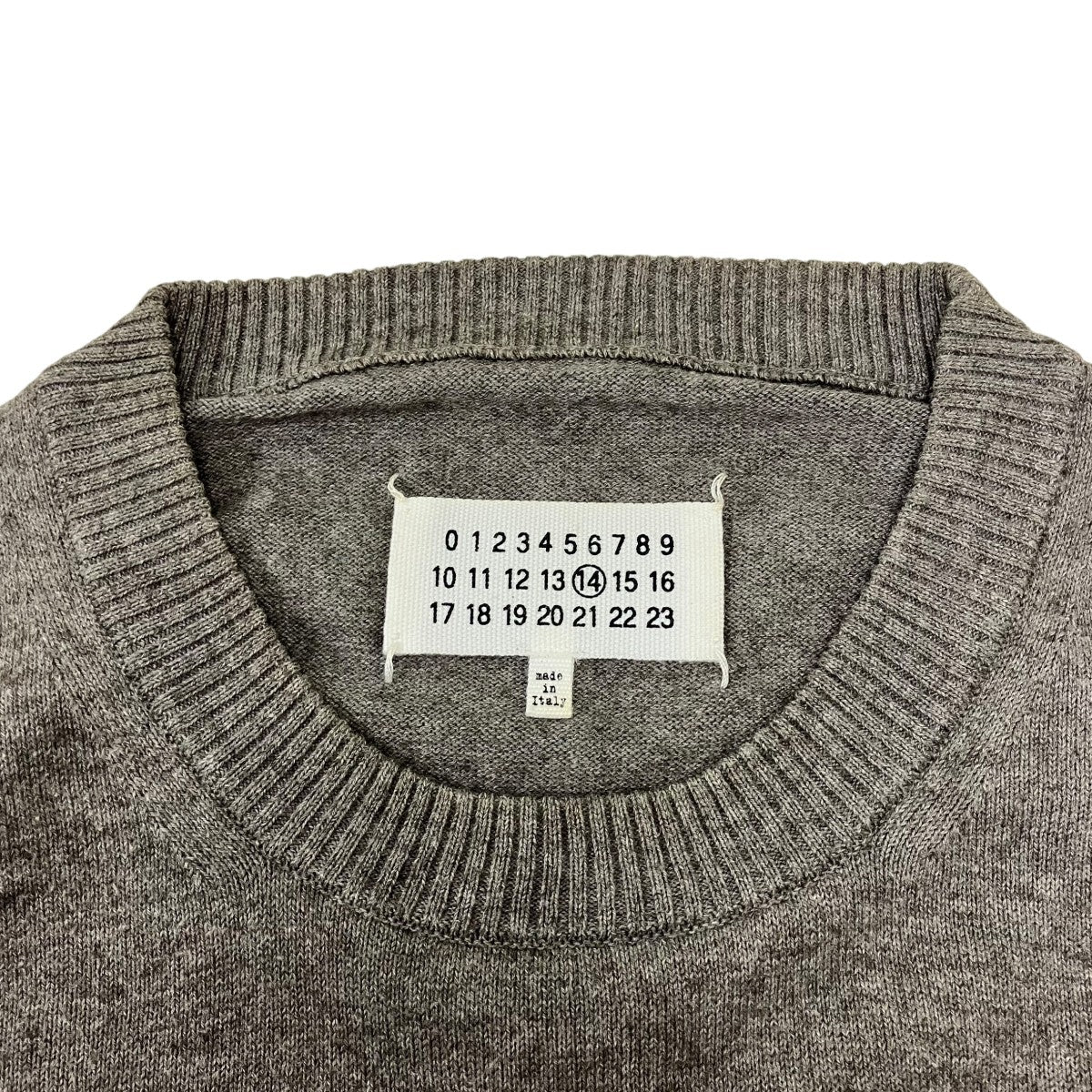 Maison Margiela(メゾンマルジェラ) 長袖ニット S50HA0660 グレー