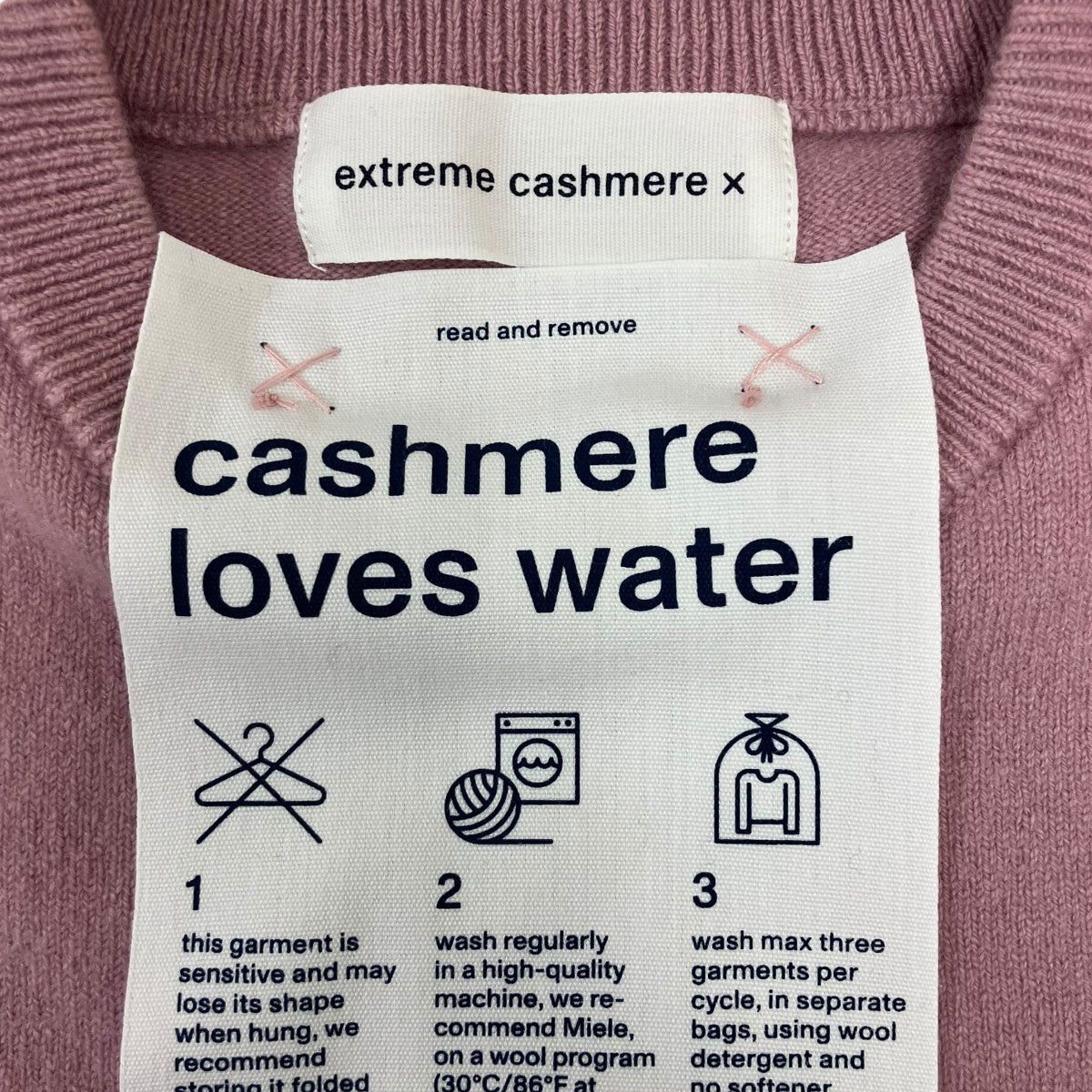 EXTREME CASHMERE 25AW カシミヤニット 古着・中古-6枚目のアイテム画像