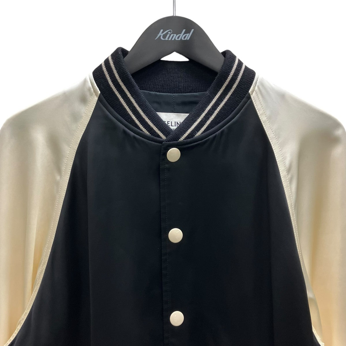 CELINE(セリーヌ) PALMIER SATIN TEDDY SOUVENIR JACKET スタジャン