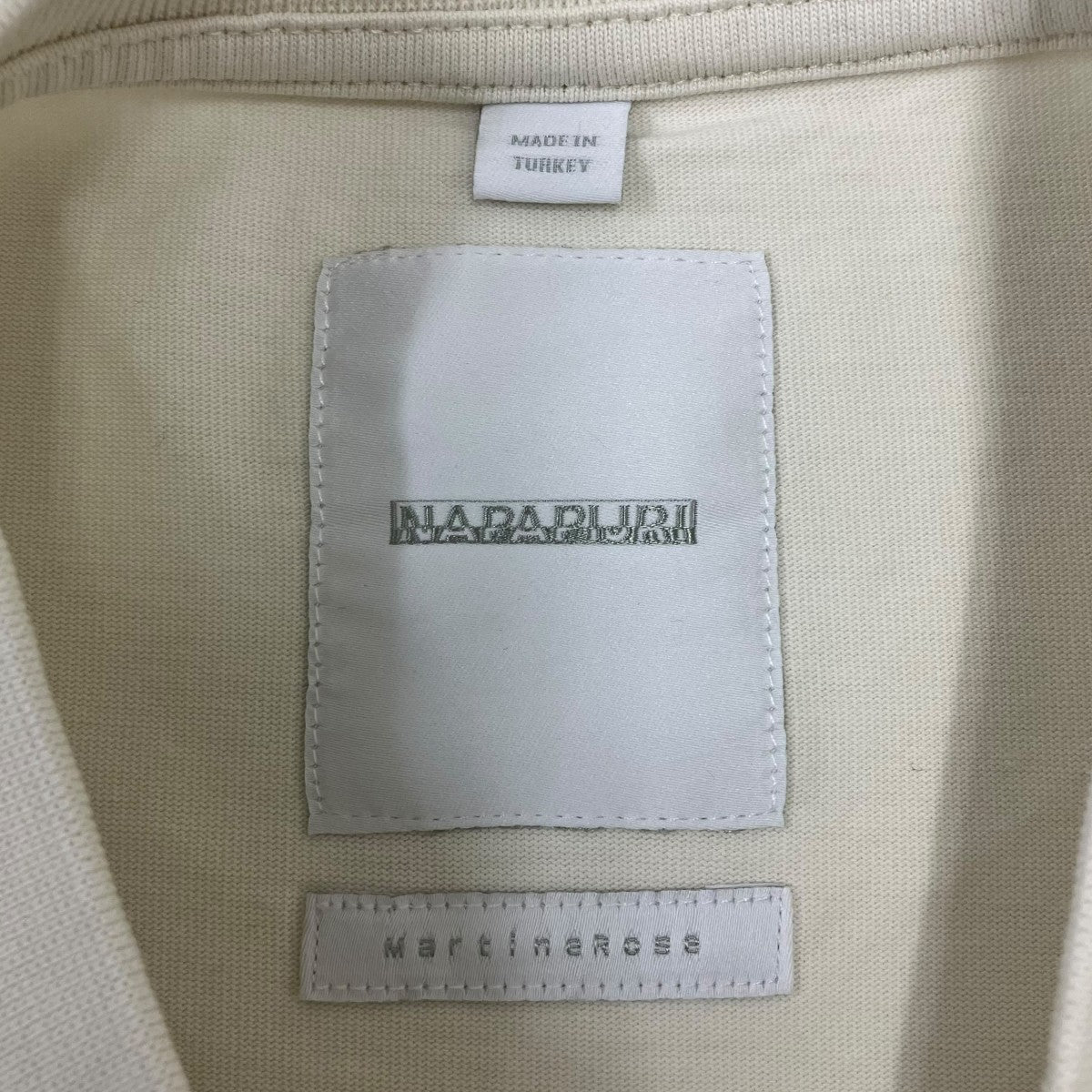 NAPAPIJRI SIRI SS WHT BLU プリントTシャツ 古着・中古-5枚目のアイテム画像
