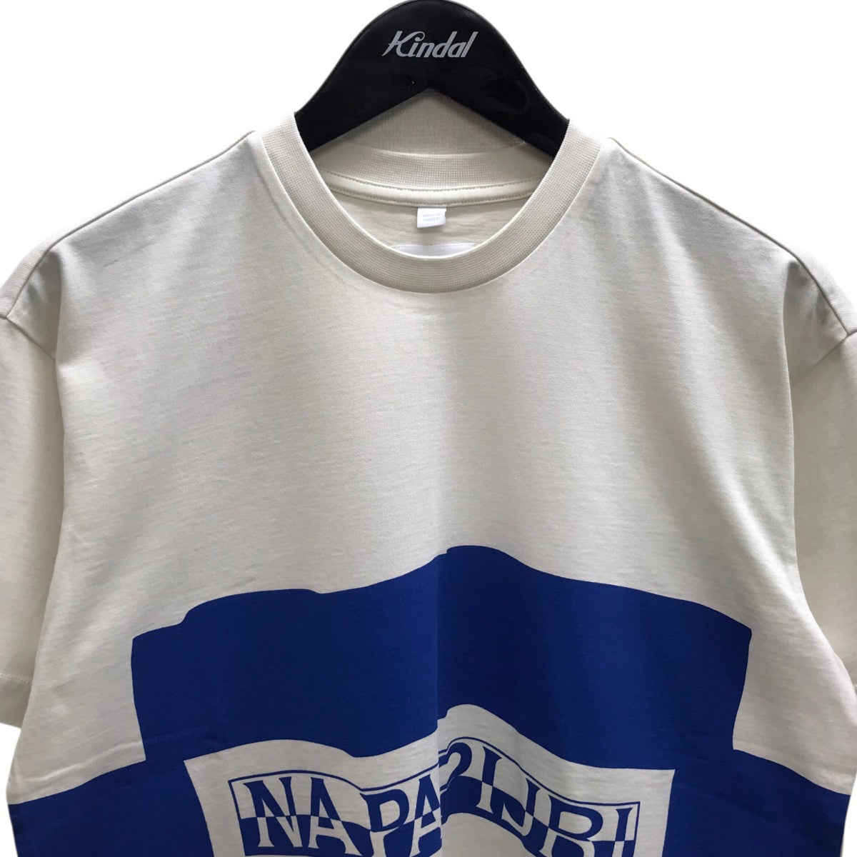NAPAPIJRI SIRI SS WHT BLU プリントTシャツ 古着・中古-2枚目のアイテム画像
