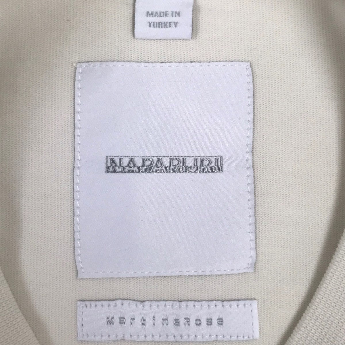 NAPAPIJRI SIRI SS WHT BLU プリントTシャツ 古着・中古-5枚目のアイテム画像