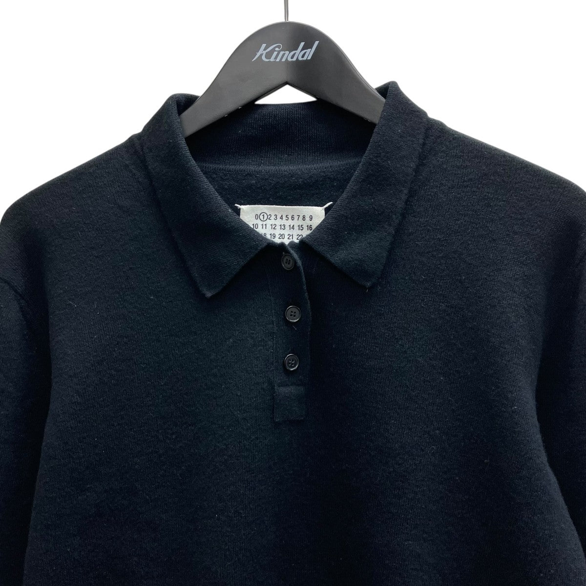 Maison Margiela ニットポロシャツ 古着・中古-3枚目のアイテム画像