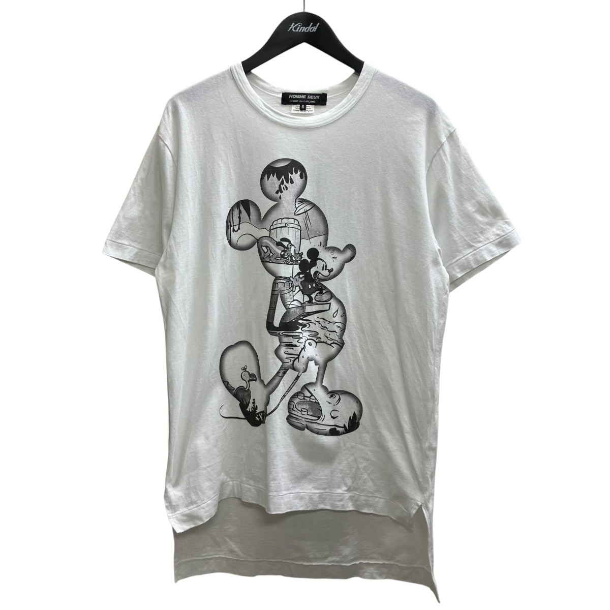 COMME des GARCONS HOMME DEUX ミッキープリントTシャツ 古着・中古-1枚目のアイテム画像