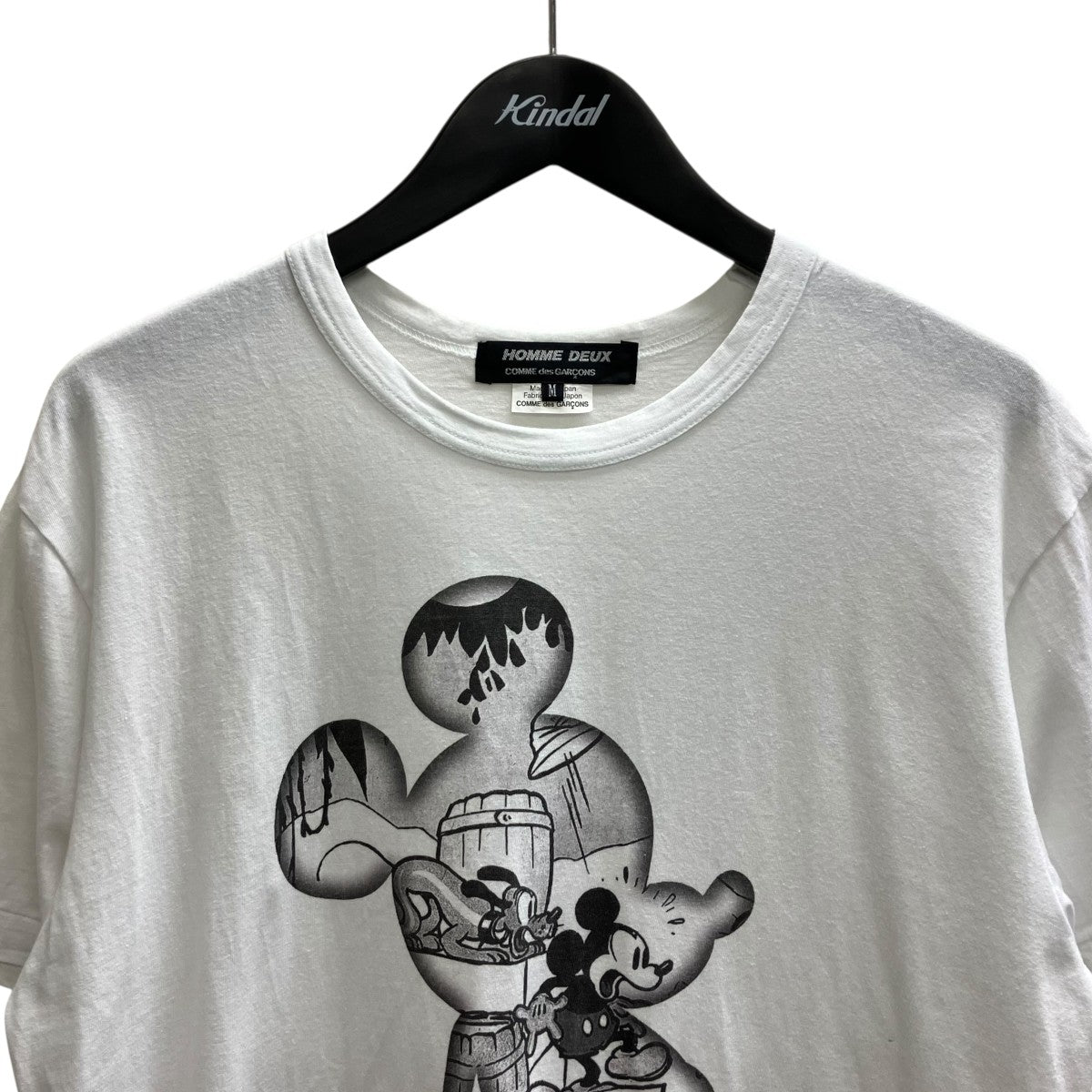 COMME des GARCONS HOMME DEUX ミッキープリントTシャツ 古着・中古-2枚目のアイテム画像