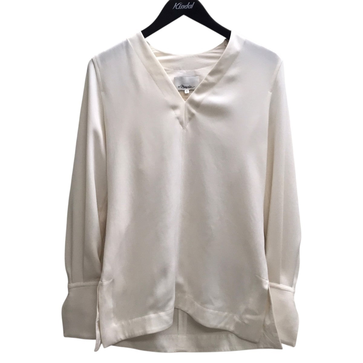 3．1 phillip lim スカーフ付きVネックブラウス 古着・中古-1枚目のアイテム画像