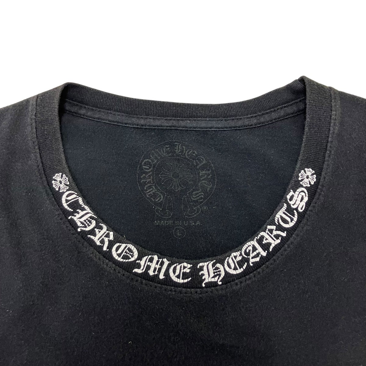 CHROME HEARTS ネックロゴポケットTシャツ 古着・中古-4枚目のアイテム画像