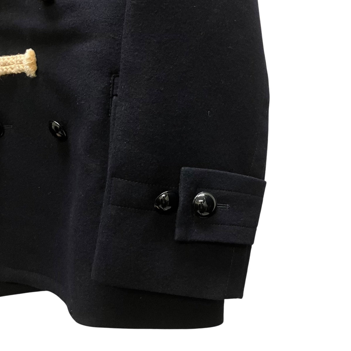 sacai Wool Melton Jacket ダッフルコート 古着・中古-4枚目のアイテム画像