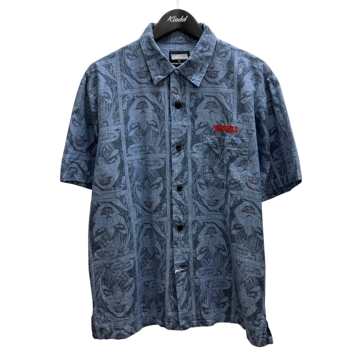 Hysteric Glamour VAMPIRELLA半袖シャツ 古着・中古-1枚目のアイテム画像