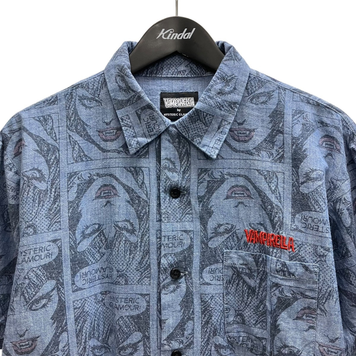 Hysteric Glamour VAMPIRELLA半袖シャツ 古着・中古-3枚目のアイテム画像