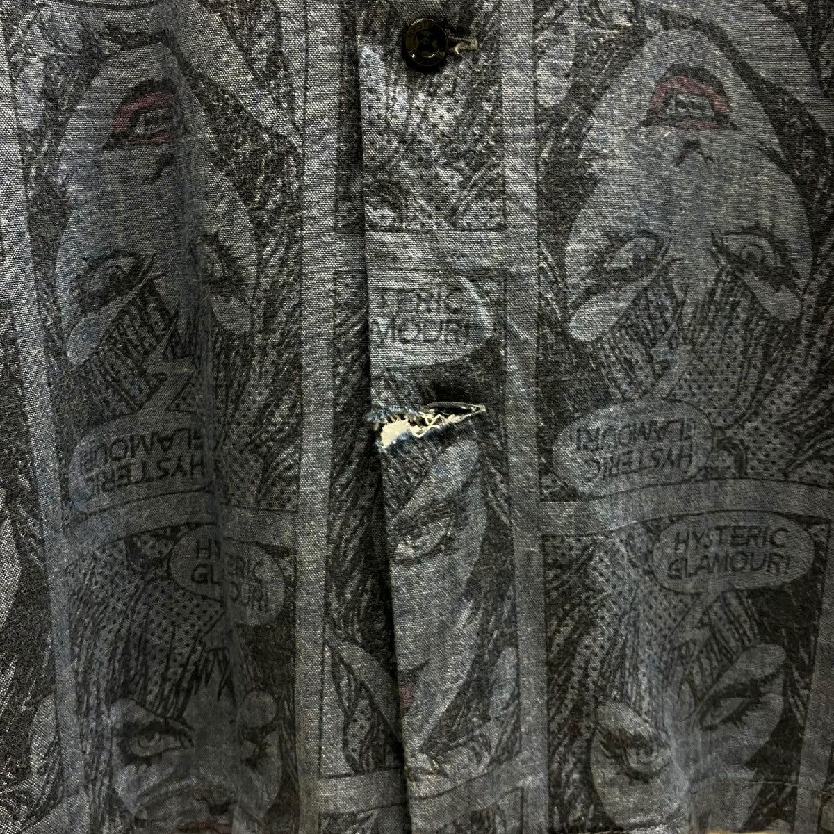 Hysteric Glamour VAMPIRELLA半袖シャツ 古着・中古-5枚目のアイテム画像