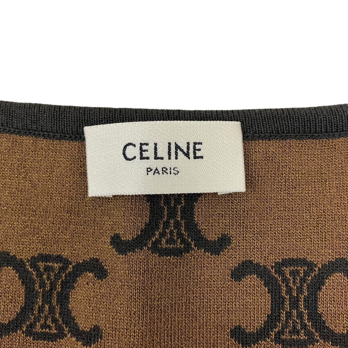 CELINE クロップド トリオンフモノグラムトップ Tシャツ 古着・中古-6枚目のアイテム画像