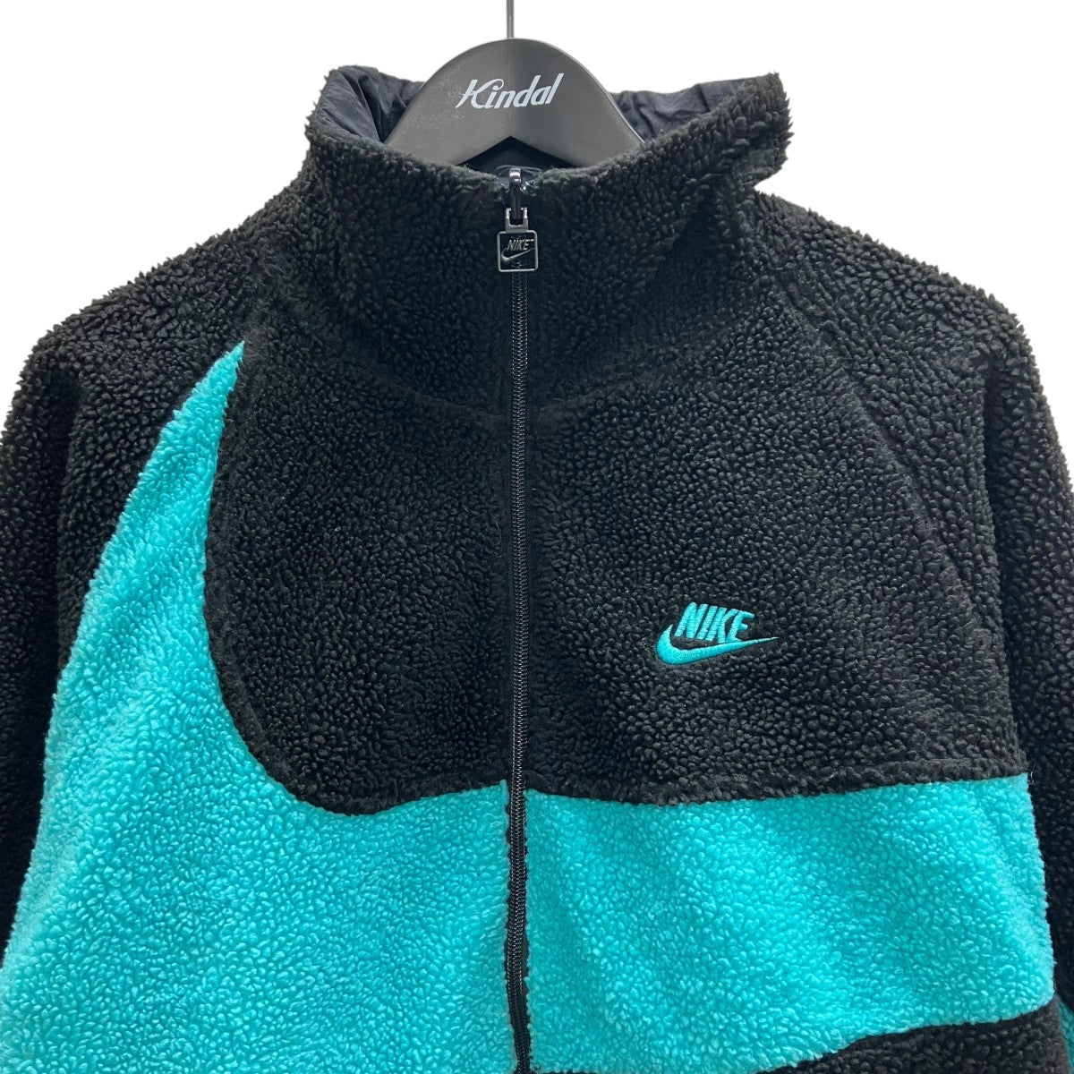 NIKE ビッグ スウッシュ ボア ジャケット 古着・中古-3枚目のアイテム画像