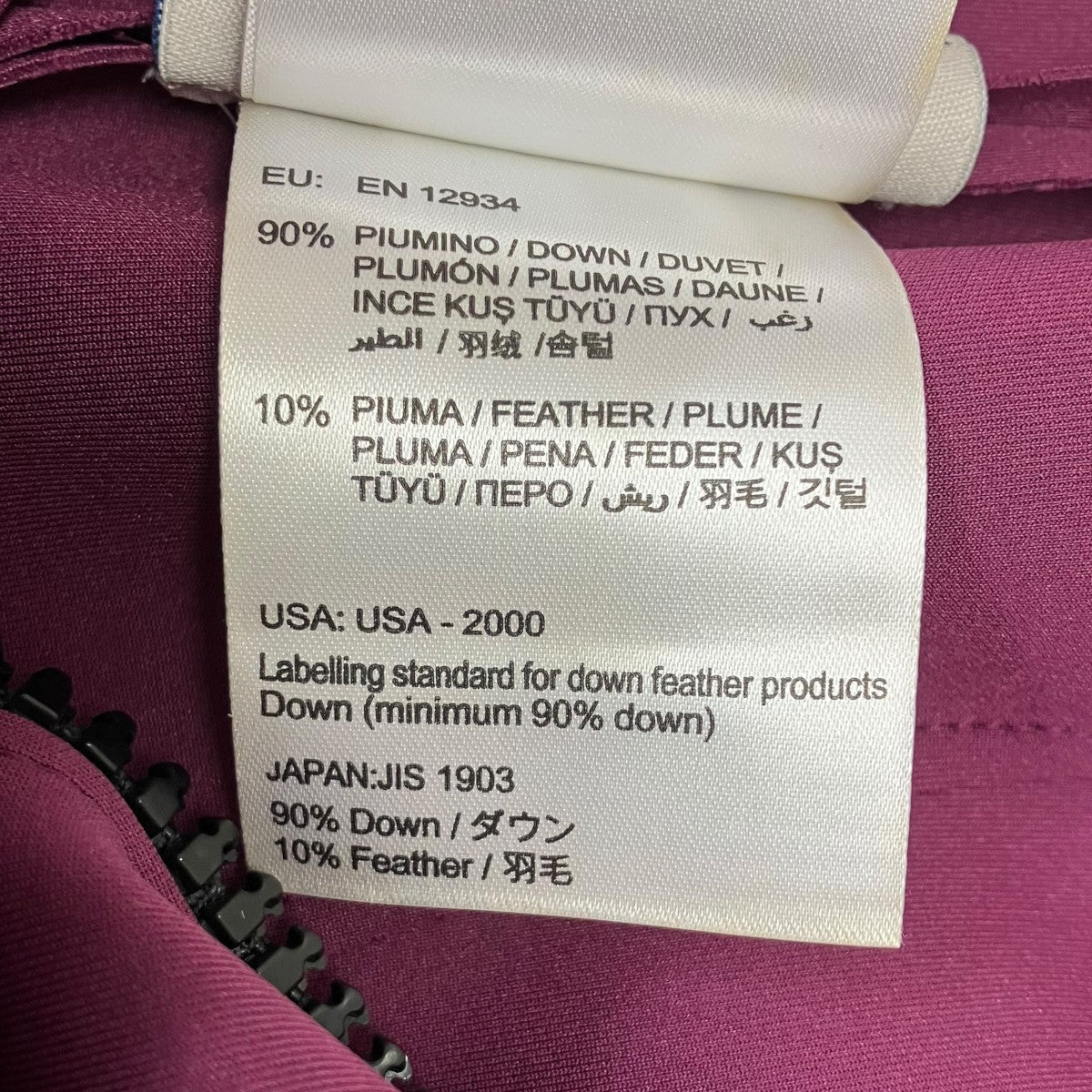 MONCLER ABITO ダウンワンピース 古着・中古-7枚目のアイテム画像