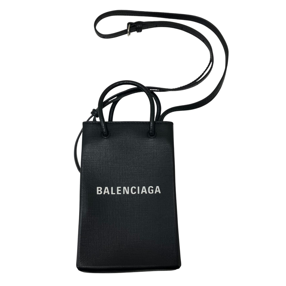 BALENCIAGA ショッピング フォン ホルダーショルダーバッグ 古着・中古-1枚目のアイテム画像