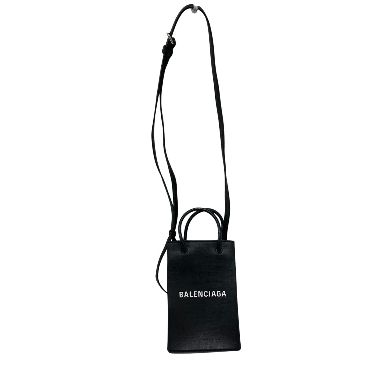 BALENCIAGA ショッピング フォン ホルダーショルダーバッグ 古着・中古-2枚目のアイテム画像