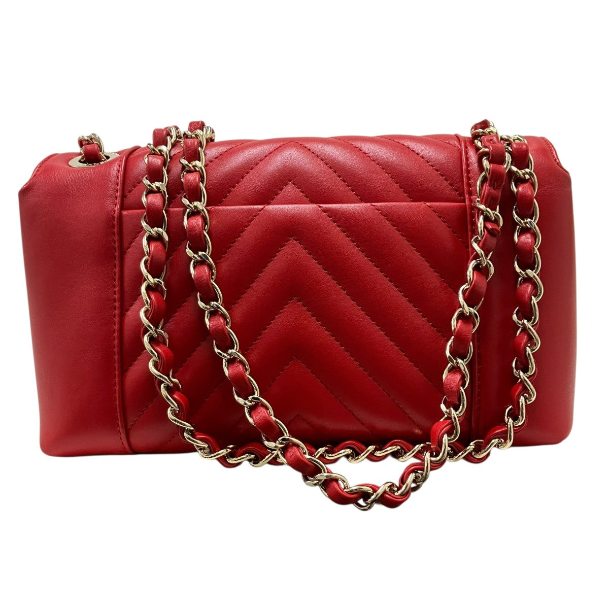 CHANEL Vステッチシェブロンショルダーバッグ 古着・中古-2枚目のアイテム画像
