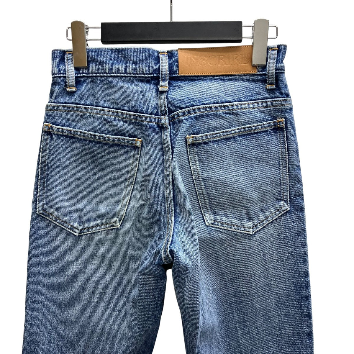 INSCRIRE 002 Flare Denim カットオフデニムパンツ 古着・中古-4枚目のアイテム画像