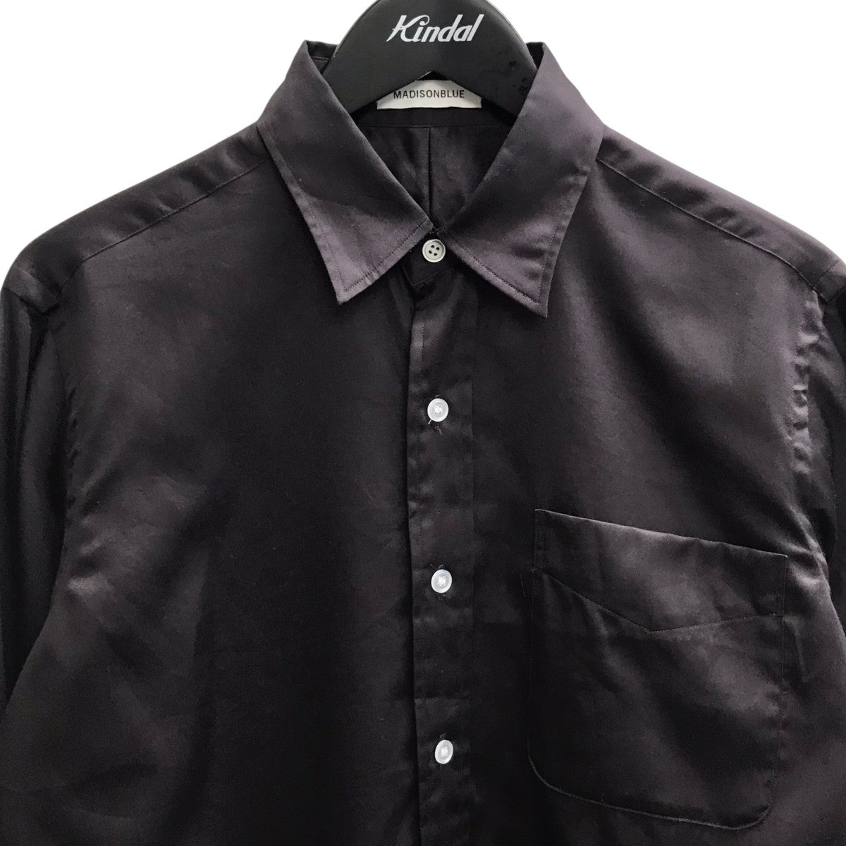 MADISON BLUE 26SSTRANE L S SHIRT SATIN長袖シャツ 古着・中古-2枚目のアイテム画像