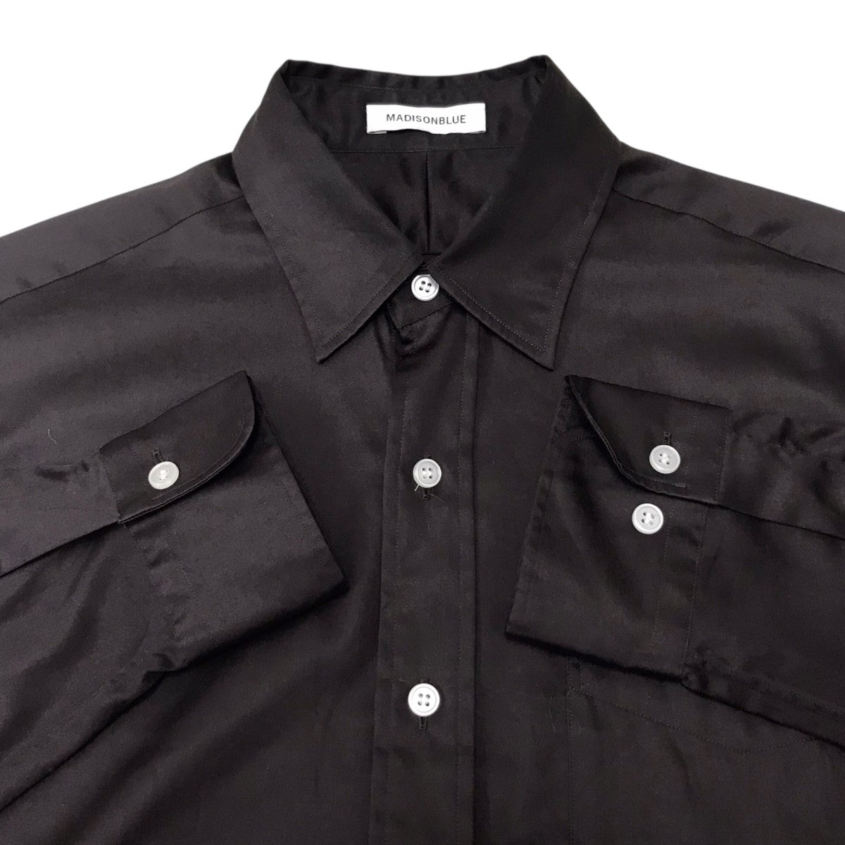 MADISON BLUE 26SSTRANE L S SHIRT SATIN長袖シャツ 古着・中古-5枚目のアイテム画像