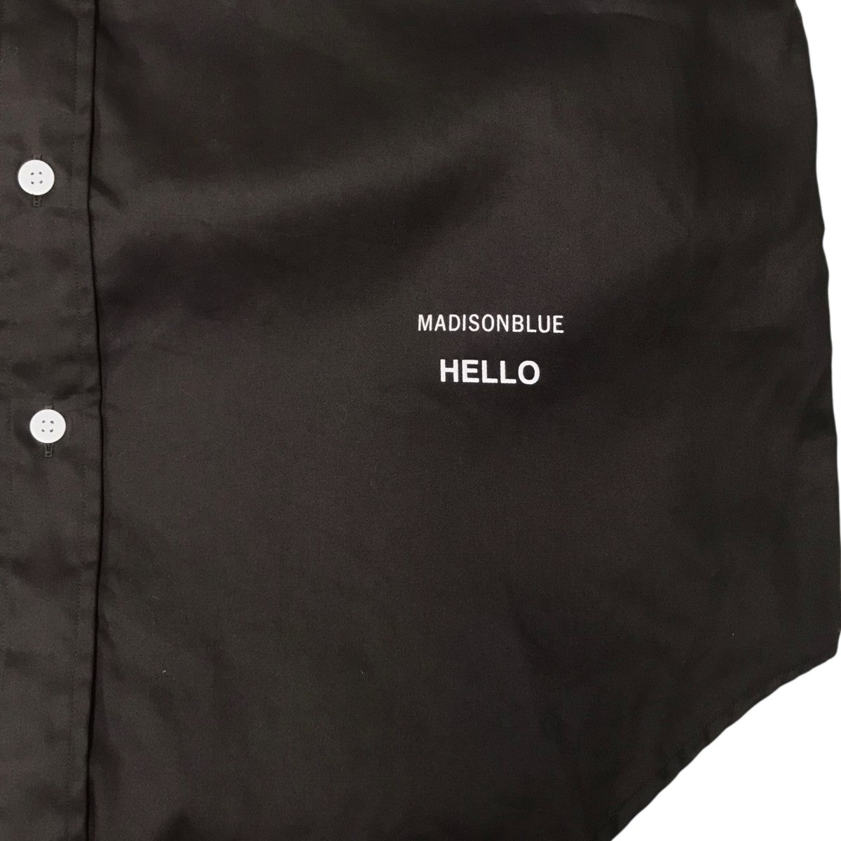 MADISON BLUE 26SSTRANE L S SHIRT SATIN長袖シャツ 古着・中古-6枚目のアイテム画像