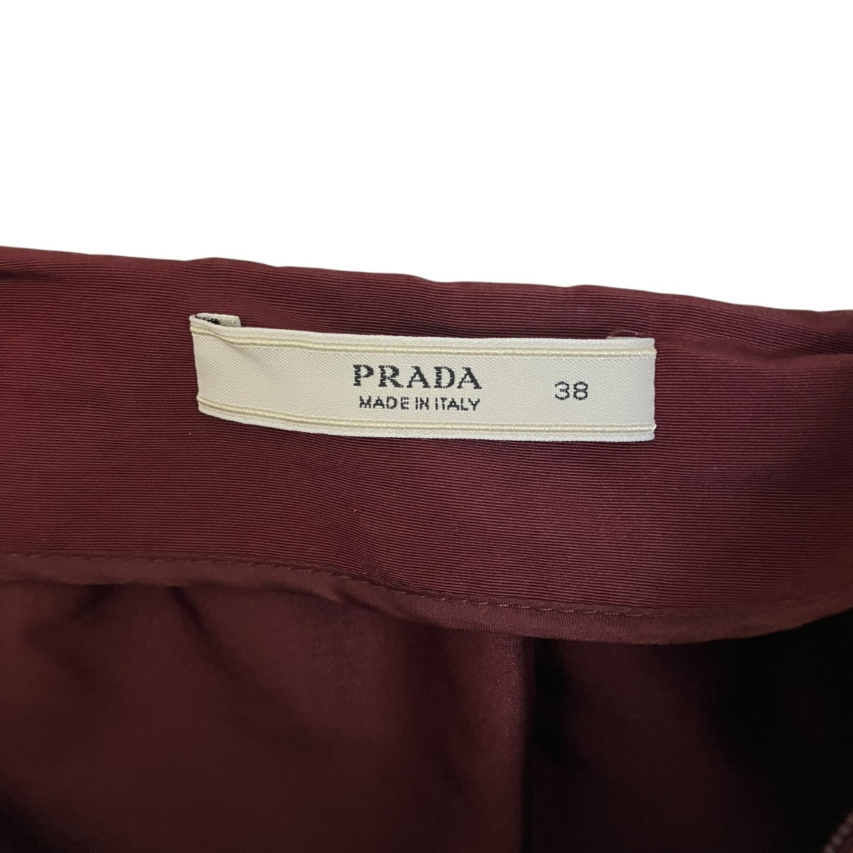 PRADA シルク混ナイロンスカート81316 古着・中古-7枚目のアイテム画像