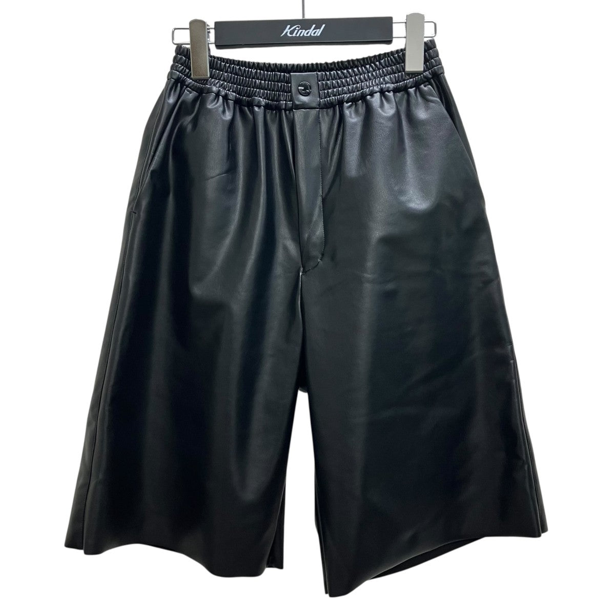 HYKE FAUX LEATHER SHORTS フェイクレザーハーフパンツ 古着・中古-1枚目のアイテム画像