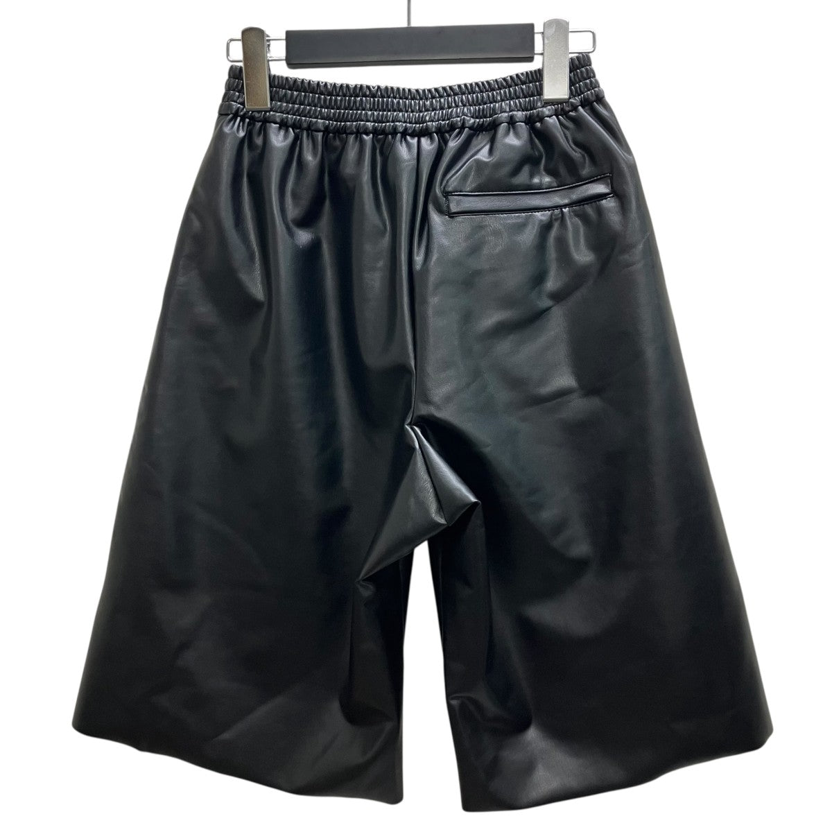 HYKE FAUX LEATHER SHORTS フェイクレザーハーフパンツ 古着・中古-2枚目のアイテム画像