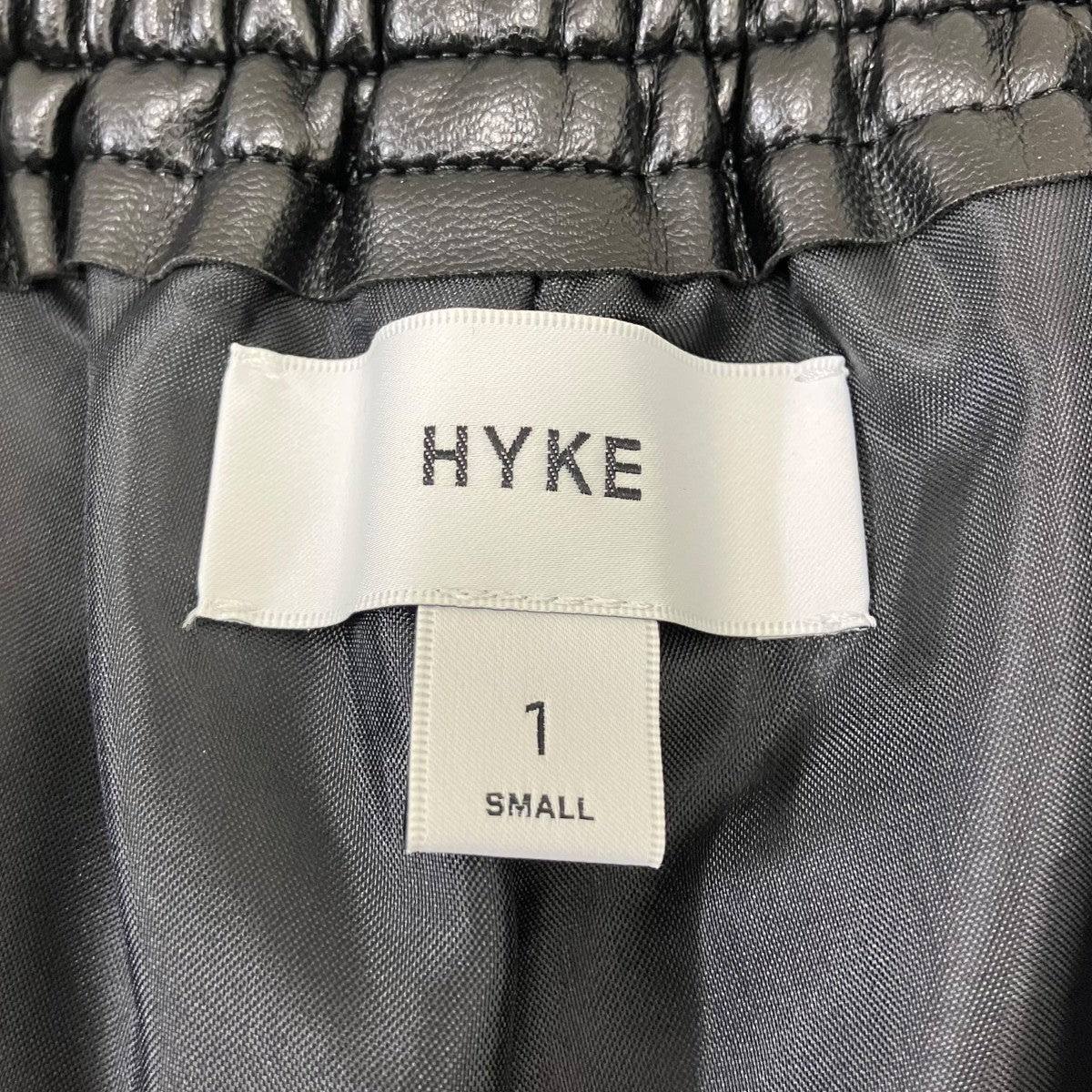 HYKE FAUX LEATHER SHORTS フェイクレザーハーフパンツ 古着・中古-6枚目のアイテム画像