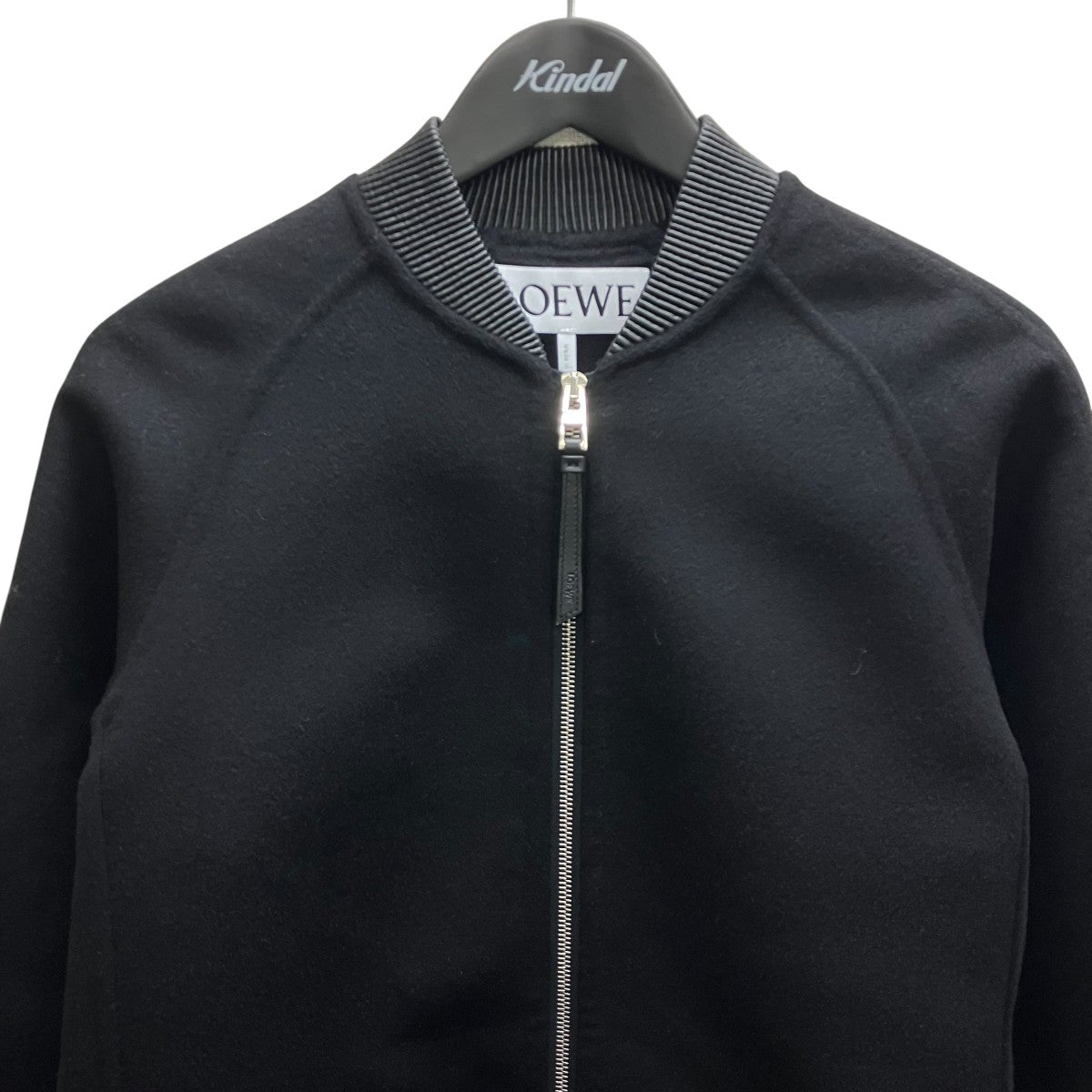 LOEWE ウールカシミアジップジャケット 古着・中古-2枚目のアイテム画像