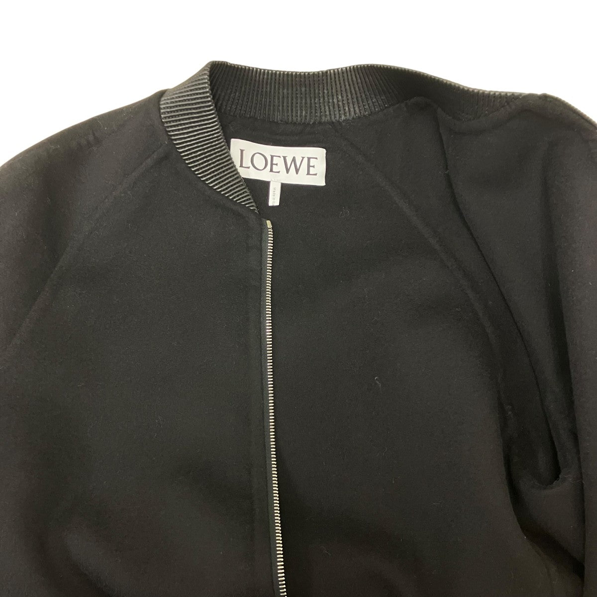 LOEWE ウールカシミアジップジャケット 古着・中古-6枚目のアイテム画像