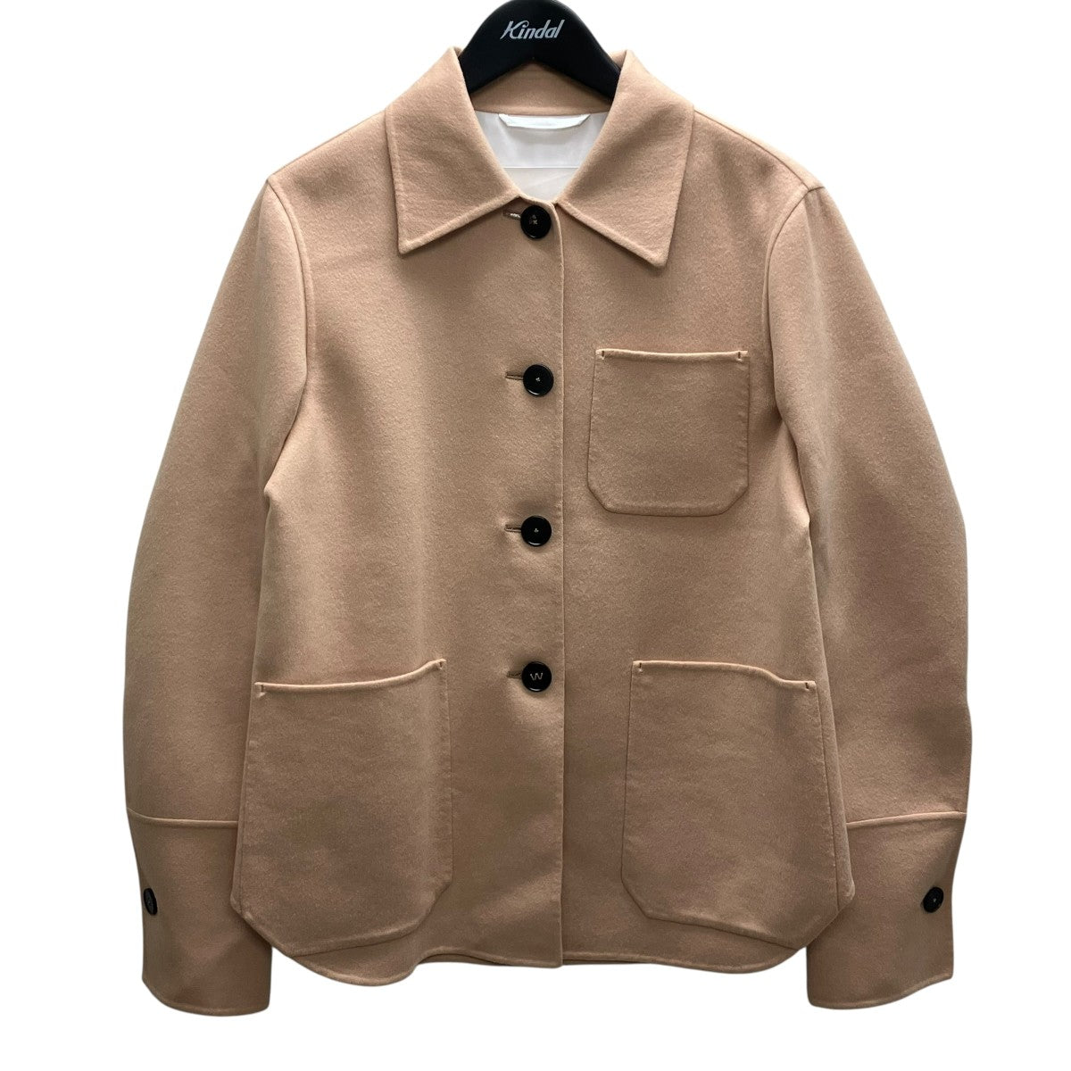 JIL SANDER 23AW カシミヤ カバーオール ジャケット 古着・中古-1枚目のアイテム画像
