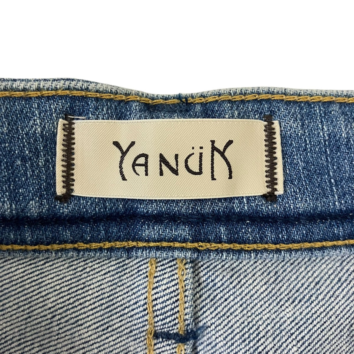 YANUK ハイウエストデニムパンツ 古着・中古-7枚目のアイテム画像