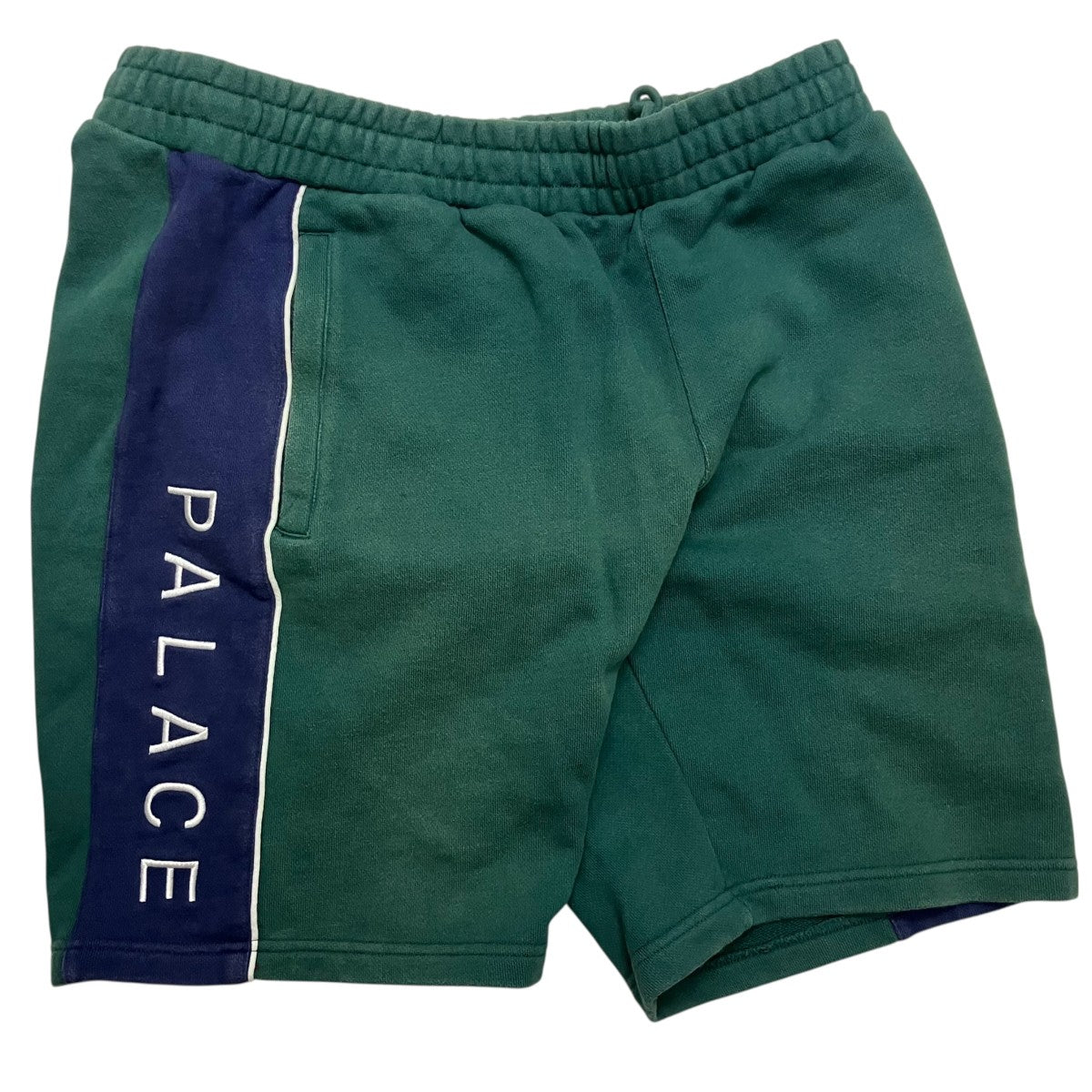 PALACE(パレス) Quart Shortハーフパンツ グリーン×ネイビー サイズ L PALACE(パレス) Quart Shortハーフパンツ グリーン×ネイビー サイズ L